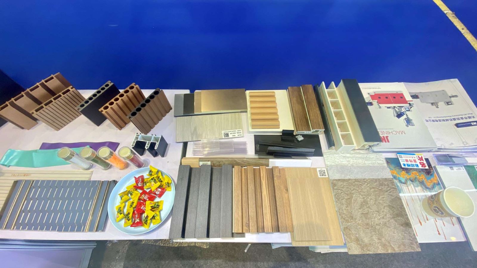 Various finished plastic extrusion profile samples made by JKS machinery.jpg