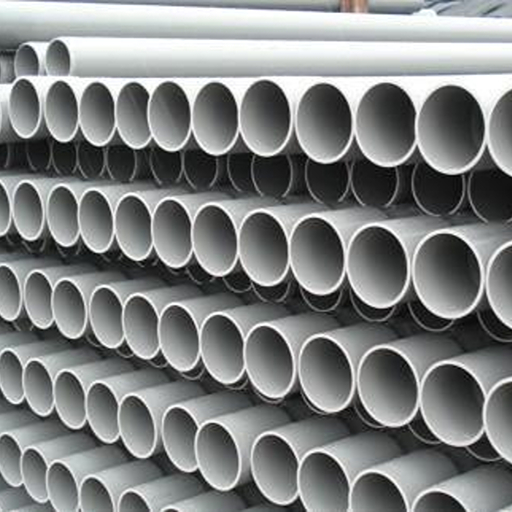 grey rigid pvc pipe for drainage and sewage system