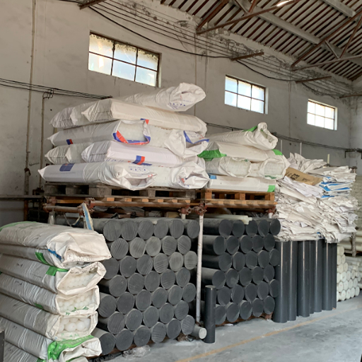 warehouse stock of pp pe pa pom solid plastic rods