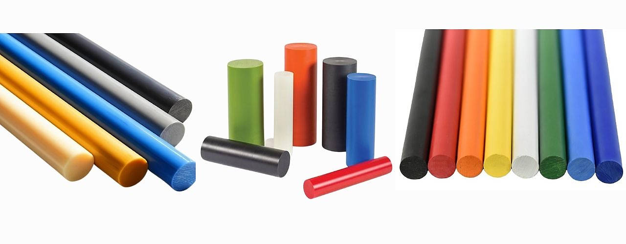 colorful pp pa pom solid plastic rods,engineering plastic solid bars for mechanical processing