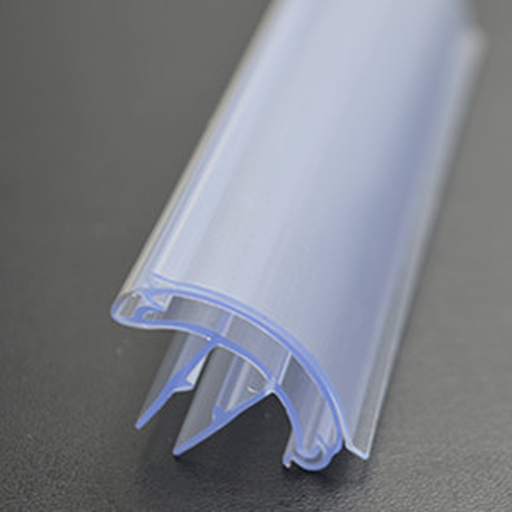 clear transparent pvc plastic lamp housing extrusion profile