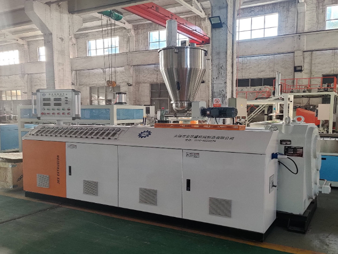 sjsz80-156 conical twin screw extruder